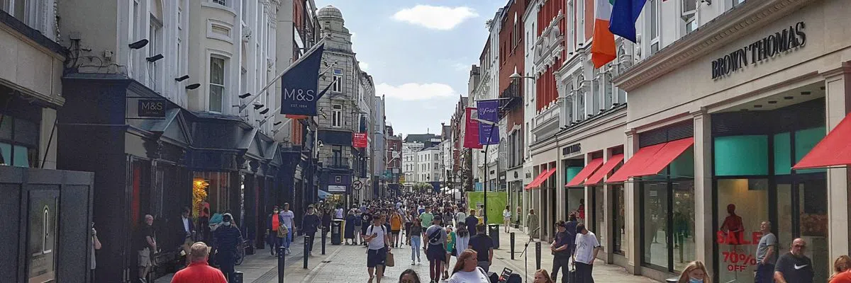 Remonter Grafton Street en septembre, le demi-mile le plus animé de Dublin